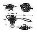 Pikkukuva 2 / 3: Lay-Z-Spa -kiinnitysruuviventtiili sopii Bestway Vegas [DB] 2pcs-Black