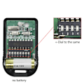 Miniatyrbilde 4 av 5: 330mhz eller 433mhz garasjeport duplikator fjernkontroll egnet for Smc5326 (FW) 433mhz