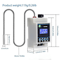 Miniatyrbilde 2 av 5: XY-DT01 Digital Temperaturregulator -40-110C Digital Mikro-Digital Termostat med LCD-skjerm {Db} As shown