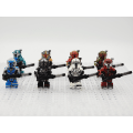 Miniatyrbilde 1 av 4: Star Wars tilpasset Heavy Mandalorian Mini Figures Assortment Set 8pcsDB