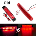 Miniatyrbild 3 av 5: 30x Förseglade röda vita 9 LED-sidomarkeringsljus för lastbilssläp lastbil 4-tums bakre sidlampa[DB] yellow  red  white
