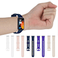 Pikkukuva 4 / 5: Pehmeä TPU-kellonranneke Huawei Band 8:lle, säädettävä pituus, useita reikiä, kestävä, vedenpitävä vaihto [db] Red