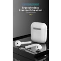 Miniatyrbild 2 av 3: Original i12 Tws Stereo Trådlösa 5.0 Bluetooth In-Ear-hörlurar med iPhone Laddningsfodral (Vit)