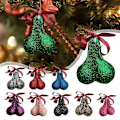 Miniatyrbilde 3 av 5: Julekule-Hengende Pynt Kreativ Juletre Ornament Dekor [DB] golden