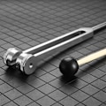 Miniatyrbillede 4 af 5: 64 Hz Stemmegaffel Kropsafstemningsgafler til Healing Chakra Lydhealingsterapi db Silver