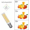 Miniatyrbild 5 av 5: 2023 B15d LED-lampor 8w motsvarande 90w 80w 75w varmvit B15-sockel 910lm 220v 230v 3000k (set om 2) Snabb [DB]