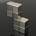 Pikkukuva 2 / 3: 20x20x20mm N50 Super Vahva Kuutio Magneetit Harvinaiset Maametalliset Neodyymi Jääkaappimagneetti db As Picture