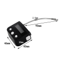 Miniatyrbilde 5 av 5: Metall Timerlås Usb Lcd-skjerm Metall Elektronisk Oppladbar Timer Multifunksjons Hengelås Hvit