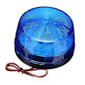 Miniatyrbild 1 av 3: LED Stroboskop Varningsljus Nödljus Blinkande Lampa 12V Signallampa [DB] Blue