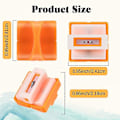 Miniatyrbillede 2 af 5: 6 stk. Papirklipper-Reserveblade Papirtrimmerblade Efterfyldning Håndværk Papirklipper-Reserveblade til A4 Papirklipper (Orange) {DB}
