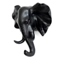 Pikkukuva 1 / 5: Norsunpään Yksiseinäinen Koukku/Ripustin Eläimen Muotoinen Takki Hattu Koukku Raskas {db} Elephant-Black