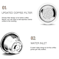 Miniatyrbillede 5 af 5: Genanvendelige Kapsler, Rustfrit Stål, 3 stk. Genopfyldnings Puder til Nespresso 1 Tamper 1 Ske 1 db