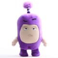 Miniatyrbillede 2 af 5: 24cm Cartoon Oddbods Anime Plys Legetøj Skat af Soldater Monster Blød Plys Legetøj Fuse Bubbles Zeke Jeff Dukke til Børn Gave DB purple 18m