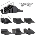 Miniatyrbillede 5 af 5: Tech Finger Skateboard Kit Finger Bike Bmx Mini To-Hjulet Scooter Board Skate Fingers Sport Træning Rekvisitter Ramper Skate Park Legetøj Pop [DB] 113-C 24X10X10cm
