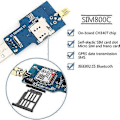 Miniatyrbillede 5 af 5: SIM800C Quad Band 850/900/1800/1900MHz USB GSM GPRS Trådløs Modul T USB Chip Support 2G 4G Kommunikation USB [DB]