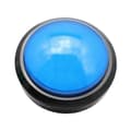 100mm Stor Rund Tryckknapp LED Belyst Med Mikrobrytare För Diy Arkad [DB] Blue