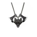 Miniatyrbild 1 av 4: Wolf & Raven graverade slaviska perun axar runor Othala Algiz Silver one size