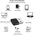 Miniatyrbild 2 av 5: USB-adapter - USB typ A (hane) till USB-C (hona) - USB 3.1 Svart
