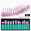 Miniatyrbild 2 av 3: 12 st Nagelborr manikyr pedikyr set Nail drill bits one size