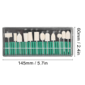 Miniatyrbild 2 av 3: 12 st Ullfilt spikborr Wool nail drill bits one size