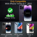 Miniatyrbild 6 av 6: [2-PACK] Privacy iPhone 14 Pro skärmskydd i härdat glas  iPhone 14 Pro 