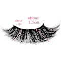 Miniatyrbild 2 av 2: 5-par lösögonfransar - 3D faux mink (G-703) Black one size