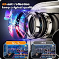 Miniatyrbild 2 av 6: 2-Pack iPhone 16 Pro Max Kameralinsskydd Härdat glas - Silver Titanium Silver