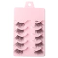 Miniatyrbild 1 av 3: 5-par Cat style Mink ögonfransar - Mink (1005) Black one size
