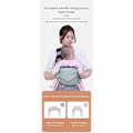 Miniatyrbild 7 av 9: Bärsele Wrap Multifunktionell Bärsele Ring Sling Pink one size