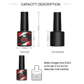 Miniatyrbild 5 av 8: 6 st 8,5 ml Gel Nagellack Set Set # 4 one size
