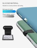 2 st Dammskydd Kompatibla med Telefon, USB C/Typ C, Dammskydd, USB C Laddningsport Dammskydd