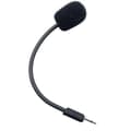 Erstatningsmikrofon til gaming-headset, 2,5 mm stik, støjreducerende, sort plast+metal, kompatibel med JBL Quantum 100
