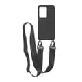 Samsung Galaxy S20 Ultra Silicone Case with Strap/Necklace - Black