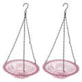 Bird Flower Shaped Hanging Bird Feeder Lamp
