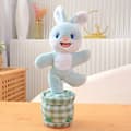 Dancing Rabbit Cow Interactive Learning Musical Talking Repeat Talking Stuffed Animal Gift Same Intelligent Cactus(D) color