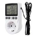 New Models Digital Temperature Controller Power Socket EU Plug Thermostat With Timer Switch Sensor Probe Heating Cooling