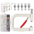 Pearl Machine Pearl Mounting Machine Pearl Mounting Tool 15 cm DIY Hand Tool Hand Press Tool For Attaching Pearl Buttons White