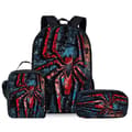 Spider Backpack in Three-Piece Set, Provides Spine Protection and Weight Reduction, Large Capacity, Suitable for Students, Camping, Daily Use, etc.