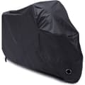 Motorcycle Cover - Waterproof Polyester Sun/Dust Protection Size XXL Black One Size