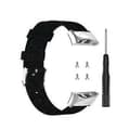 Nyloninen vaihtoranneke Garmin Forerunner 45 45S Swim 2 -kelloon (musta)