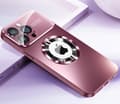 MagSafe Magnetic Phone Case with One-Piece Lens Protector Design for iPhone 16 Plus Plum Red