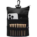 Golf Bag Accessories Valuables Pouch Multi-Pocket Zipper Hook for Men Women