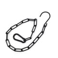 Black Iron Chain Hanging Chain for Hanging 2 Sets with S-Hook and Carabiner