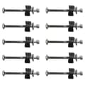24 st Trampoline Screws, Galvanized Steel Screws, Screw Nut Kit, Trampoline Bottom Screws