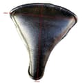Miniatyrbild 4 av 5: Vintage Faux Leather Bicycle Saddle Rivet Spring Black [DB]
