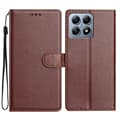 For Xiaomi 15T Leather Case Wallet Stand Phone Cover with Practical Strap