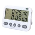Magnetic Countdown Timer Dual Digital Timer Digital Timer for Cooking with Seconds with 3 Levels Adjustable