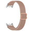 Xiaomi Mi Band 9/8/NFC Åndbart Nylonarmbånd Pink