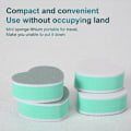 Miniatyrbild 6 av 8: Heart Shape Manikyr Sponge Rub Strips Polish Buffer Block Tool