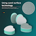 Miniatyrbild 3 av 8: Heart Shape Manikyr Sponge Rub Strips Polish Buffer Block Tool